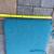 4 Piece Outdoor Patio Furniture Cushions in Teal Blue   Located in concord  Very 6 thumbnail