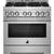 New in box JennAir rise 36” wide freestanding pro style gas range - 2 thumbnail