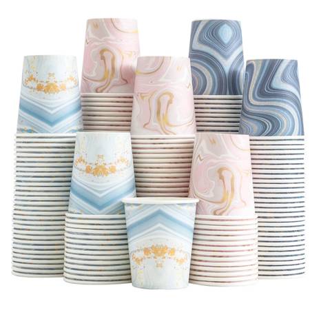 Paper Cups Disposable Cups Everyday Small Cups, 3 Oz, 300 Count (Automatic Free  1