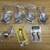 5 Chrome Hinged Tri Hooks / Folding Coat & Robe Hooks + Extras 3 thumbnail