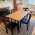 Solid Wood Farmhouse Table and 4 Chairs 7 thumbnail
