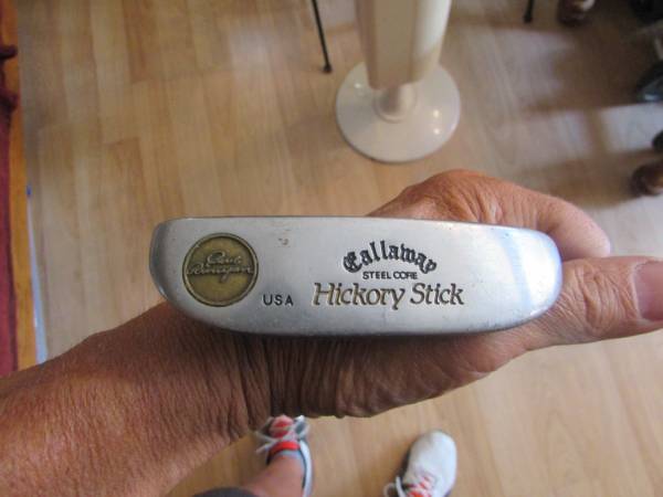 Callaway Hickory Stick Wood Shafted Golf Putter 1