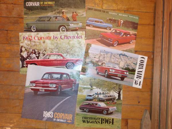 Original Corvair New Car Brochures 1