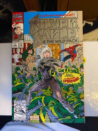 1992 Modern Age Marvel Comics Silver Sable #1 NM+ 1