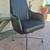 Real Vintage 1972 Black Naugahyde Barrel Swivel Office Chair 2 thumbnail
