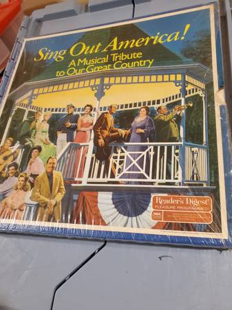 SING OUT AMERICA! A MUSICAL TRIBUTE TO OUR GREAT COUNTRY READER'S DIGEST 8 LPS P 1