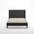 Brand New Queen Upholstered Platform Bed Frame w/ Wingback Headboard 6 thumbnail