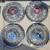 1986 to 1988 Cadillac 14" Wire Spoke Hubcaps/ WheelCovers. OEM by GM 5 thumbnail