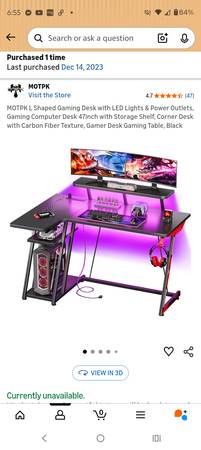 Gaming Station Desk 1
