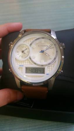 Express leather watch 1