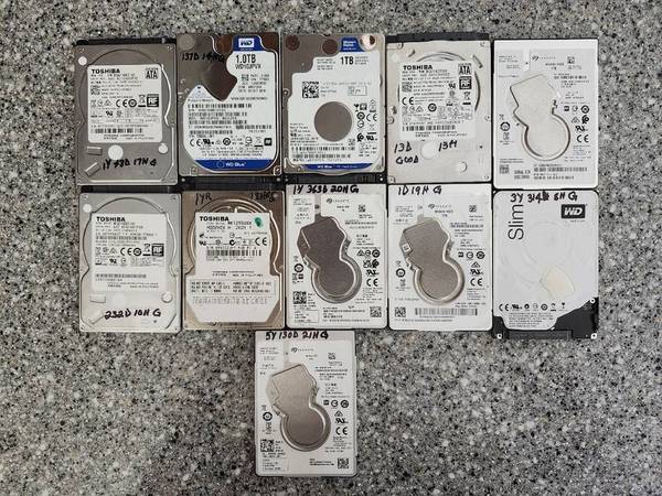 SATA 2.5" HARD DRIVES 1