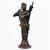 Antique 10 1/2" Cigar Man Metal Counter Top Cigar Lighter 5 thumbnail