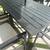 Patio table and chairs/ Black metal 3 thumbnail