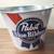 Pabst Blue Ribbon Beer Galvanized Ice Bucket Flawless Brand New 1 thumbnail