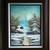 Vintage W. Rinyo "Winter World" Oil Painting - Frame 19”x23” 1 thumbnail