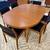 Refinished Mid Century Danish Teak Round/Oval Dining Table 7 thumbnail