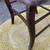 ANTIQUE BLACK WALNUT Womens CHAIR Woven CANE SEAT Hoop Dress 10 thumbnail