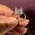18K White Gold Ring (Size 7) with Natural Diamonds and Pink Sapphire 16 thumbnail