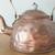 Vintage Distressed/Antiqued Copper Kettle with Ceramic Handle and Knob 9 thumbnail