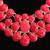 Red Coral Stone Necklace in Silver Setting 4 thumbnail