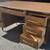 Vintage Executive Mid Mod Desk Mid Century Modern w/ Finished Back 5 thumbnail
