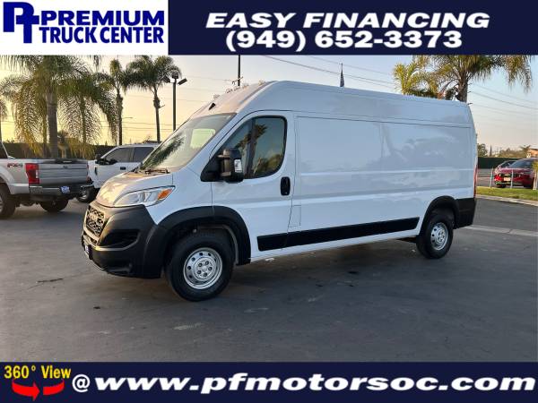 2023 RAM PROMASTER 2500 CARGO VAN HIGH ROOF EXTENDED BACKUP CAM 1OWNER 1