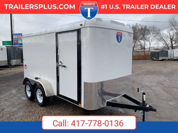 2026 Interstate 6 X 12 Victory Cargo Trailer White 1