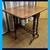 Petite Antique Sutherland Table. Vintage Gateleg Table. Drop Leaf Side Table. Tu 3 thumbnail
