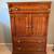 Solid wood dresser armoire with four drawers 5 thumbnail