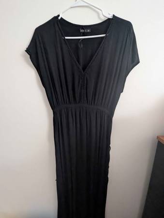Cotton On Black Maxi Dress Fall Dress Homecoming Dress Party Dress 1
