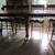 Five Leg Oak Table + TEN Leaves each 10” wide + Leaf Storage + SIX Cha 5 thumbnail