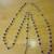 Fashion Rhodium w/ Black Crystal Beads Rosary Necklace 1 thumbnail