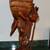 29" Vintage Teak Hand Carved Asian Traveler Figurine Statue 4 thumbnail
