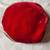 Red velour topper hat with rhinestones and fake pearls 3 thumbnail