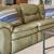 Reclining La-Z-Boy Green Leather Sofa & Loveseat Set 1 thumbnail