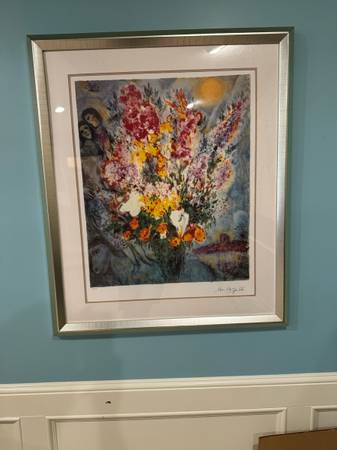 Marc Chagall Limited Edition offset lithograph 1