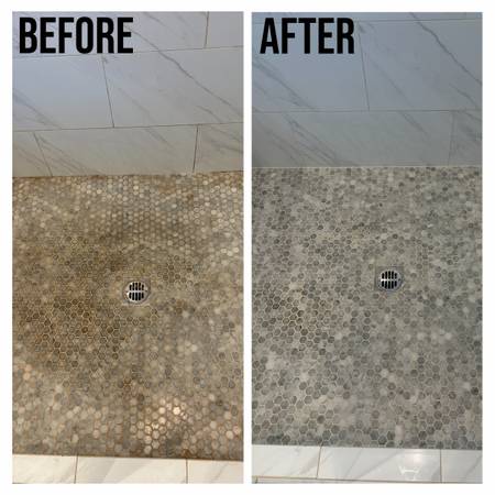 Dirty Shower? Professional Tile & Grout Deep Cleaning 1