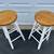 2 New 29-Inch Hardwood Barstools Stools Chairs With Round Seat 3 thumbnail