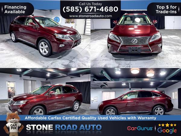 2013 Lexus RX 350 AWD - $12.895 (Stone Road Auto)63442693557249121