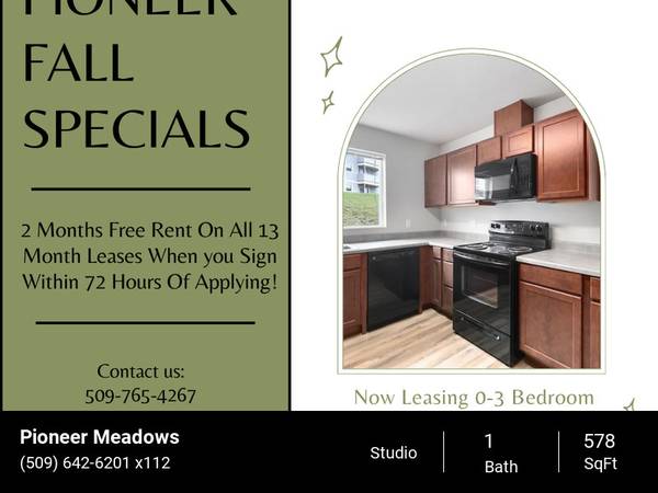 $999 / 578ft2 - Pioneer Meadows - ¡Vida moderna y ubicación perfecta!63793059900547120