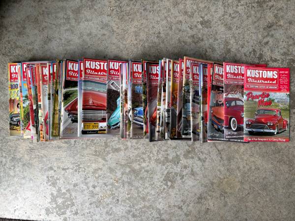 Kustoms Illustrated Magazines 57 Issues Vol 1 No 1 - Vol 15 No 3 1