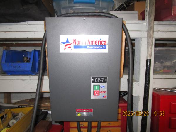 7 1/2 HP North America Phase Converter 1