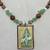 Postage Stamp in Sterling Silver, Necklace Set 1 thumbnail