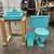Vintage Crane “Neuday” Bathroom Set – Turquoise, 1961 [1009.01] 2 thumbnail
