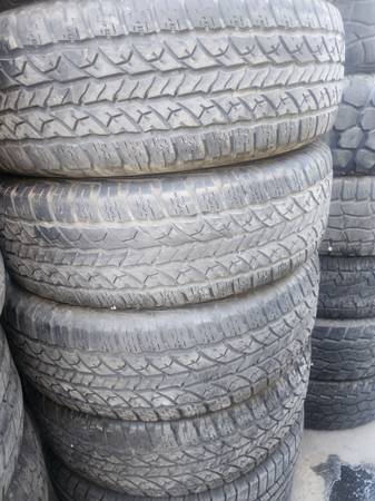 Great looking set of tires, size P265/70R16 1