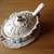 Gravy or soup server with matching ladle - Very ornate designs on it 3 thumbnail