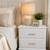 White modern nightstand 1 thumbnail