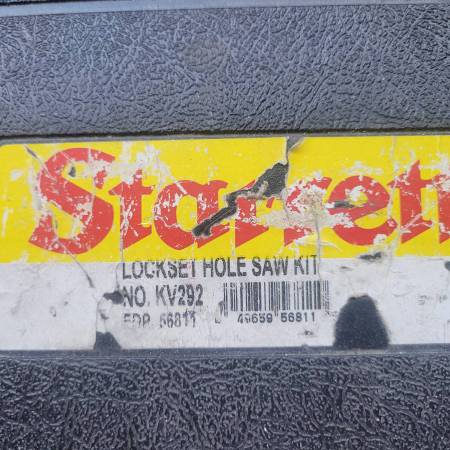 Starrett lockset holesaw kit 1