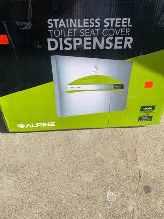 Stainless Steel Toilet Seat Cover Dispenser For Sale $15.00 1