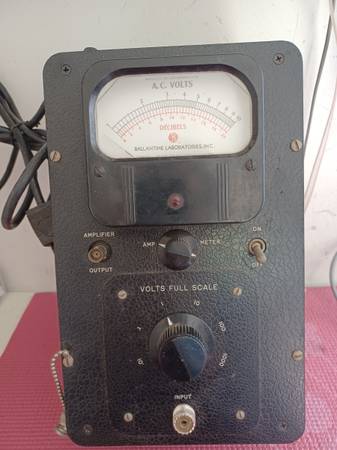 Ballantine Labs AC Voltmeter / Decibel-meter Model 314 1